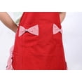 thumbnail image 3 of 1 Delantal Mujer, Delantales Negros para Mujer con 2 Bolsillos, Delantales de Cocina Impermeables, Delantal de Chef para Cocinar, Jardinería, Delantales Premium como Regalo para Mamá, Esposa, Novia, 3 of 5