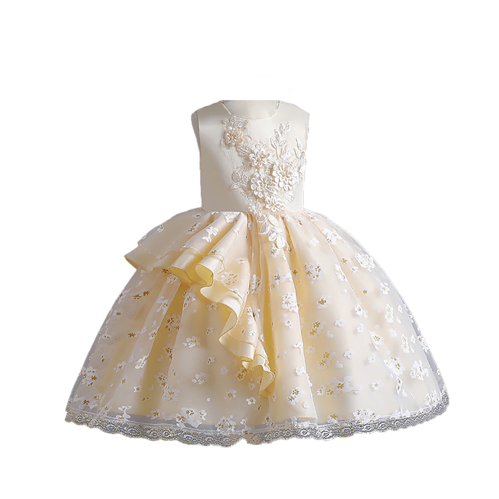 Dress Pastel Yellow Dresses For Easter Yellow Tulle Flower Girl