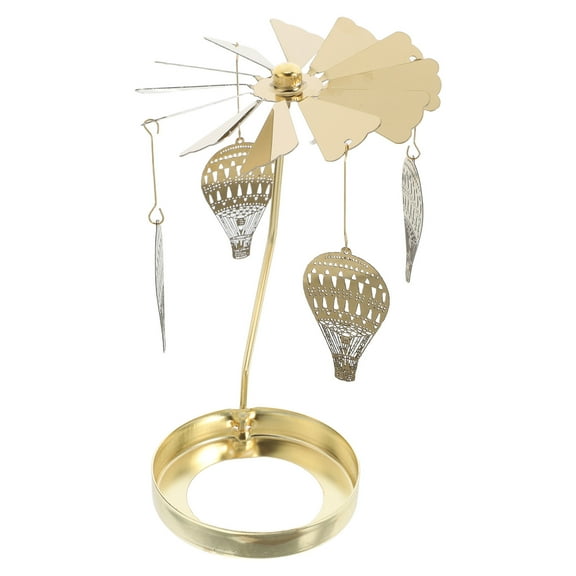 unbranded Rotating Candle Holder Candlelight Dinner Decor Spinning Candle Topper Decorative Candleholder Rotating Candlestick Tealight Candle Holder