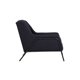 thumbnail image 2 of Sillón Tuxama pata negra - Negro Weik Contemporáneo, 2 of 6