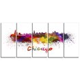 thumbnail image 1 of Design Art Chicago Skyline Canvas Print, 1 of 3