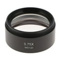 thumbnail image 2 of Cristal óptico De Auxiliar De 0.75X Para Microscopio Estero - Rosca De Montaje De 48 Mm 117mm (negro, Paquete De 1) Hugo Lente objetiva AUX Barlow, 2 of 7