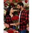 thumbnail image 4 of COOFANDY Mens Flannel Shirts Long Sleeve Plaid Button Down Shirts Casual Cotton Shirts, 4 of 6