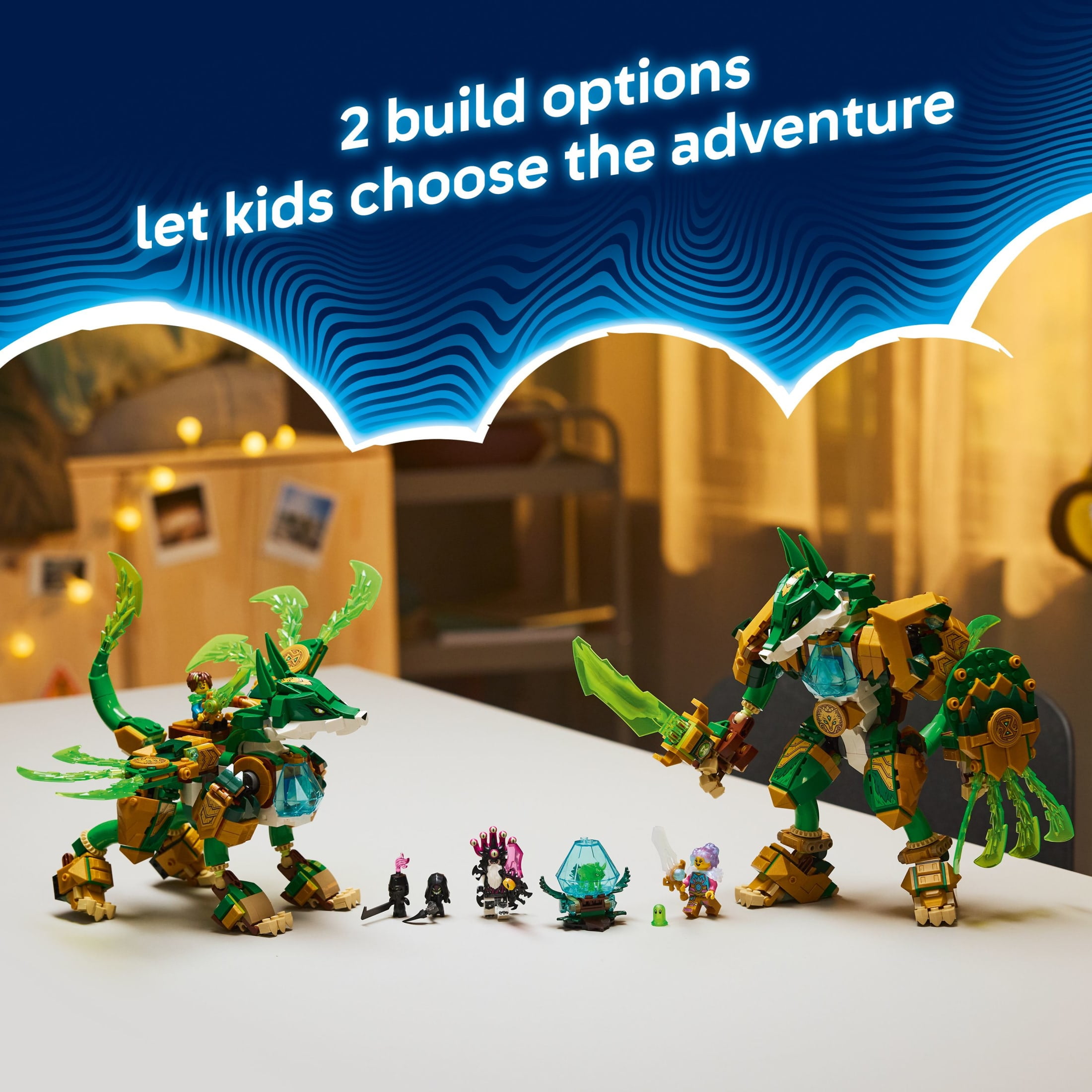 LEGO DREAMZzz Fox Guardian Mech Building Toy for Boys & Girls - Pretend Play Set for Kids, Ages 9+ - W/2 Build Options, 3 Minifigures, & 3 Creatures - Gift Idea for Birthdays - 71508