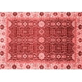 thumbnail image 1 of Ahgly Company Machine Washable Indoor Rectangle Abstract Red Modern Area Rugs, 5' x 8', 1 of 4
