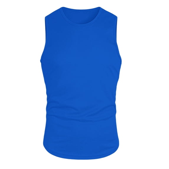 longantii Men's Tank Top Cotton Moisture Wicking Muscle Shirt Summer Sleeveless Shirts Gym Workout Tank