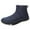 Blue, variant on Men's Women's Winter Snow Boots Wide Toe Box Barefoot boot Furry Lined Zero Drop Sole Walking Shoes