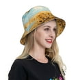 thumbnail image 4 of Balery Sunflower Field Bliss Sun Hats for Men Women Bucket Hat UPF 50+ Buckey Hat Boonie Hat Foldable UV Protection Hiking Beach Fishing Summer, 4 of 9