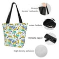 thumbnail image 3 of Bingfone Summer Leopard Women Shoulder Tote Bags Casual Bag Ladies Shopping Handbag, 3 of 6