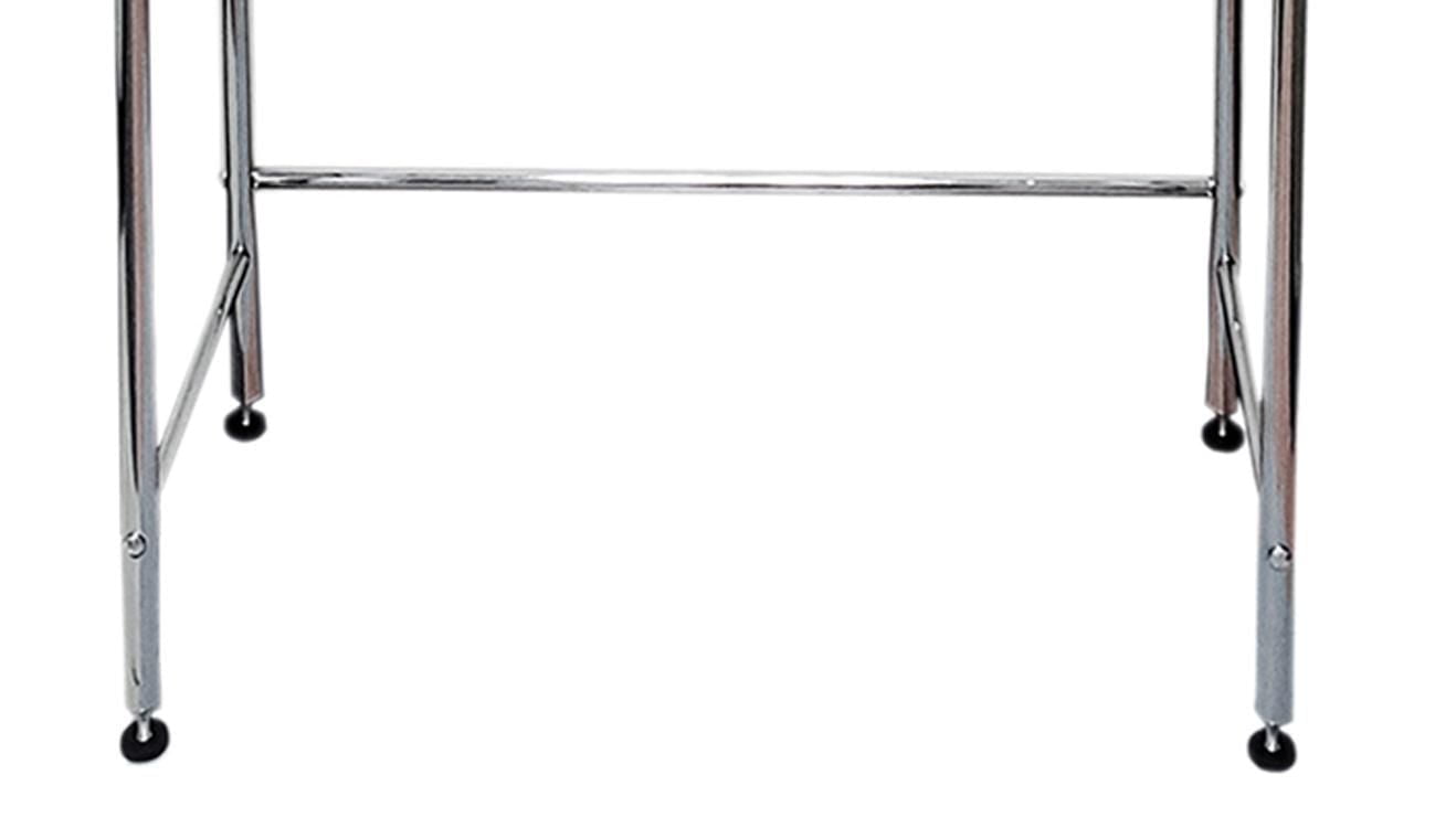 Era Nautical Over the Toilet Space Saver and Organizer, Chrome, 25x68.70in, 25in x 68.70in,