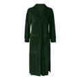 thumbnail image 4 of HOWPAY Long Cardigans for Women Long Sleeve Solid Color Sweaters Casual Soft Classic Open Front Coat Loose Lightweight Y2K Fall Clothes Green S, 4 of 5