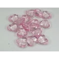 thumbnail image 5 of U8MO 50 Transparent Color Acrylic Faceted Heart Charm Beads 18mm Various Pink Red -Red, 5 of 8
