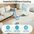 thumbnail image 2 of Costway 8200 BTU Portable Air Conditioner 3-in-1 Floor AC Unit with Fan & Dehumidifier, 2 of 10