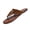 Yellow, variant on Red Womens Round Open Toe Thong Flat Sandals Metallic Buckle Detail Non Slip Sole Cushioned Footbed Breathable Casual Indoor Outdoor Slippers Size 39