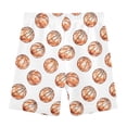 thumbnail image 4 of joogoo Watercolor Basketballs Girls Lined Shorts Bike Dance Bottoms 6T, 4 of 7