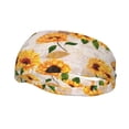 thumbnail image 2 of Uemuo Sunflower 5 Printed Sports Headbands for Men Women,Moisture Wicking Workout Headband, Sweatband Headbands,Non-slip Workout Gym Yoga Headband, 2 of 9