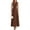 Brown, variant on PRETTYGARDEN Women's Summer Tank Maxi Dress Spring Sleeveless Swing A Line Long Flowy Elegant Cocktail Dresses Pockets