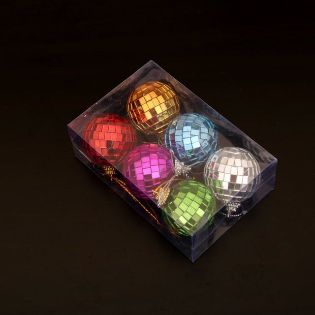 Fiudx Bolas de Espejos para Decoración de Fiestas, Juego de Adornos Reflectantes, Bolas de Espuma Brillante, Fáciles de Colgar, Decoración para Bodas, Navidad y Hogar, Ligeras y Elegantes, Versátiles