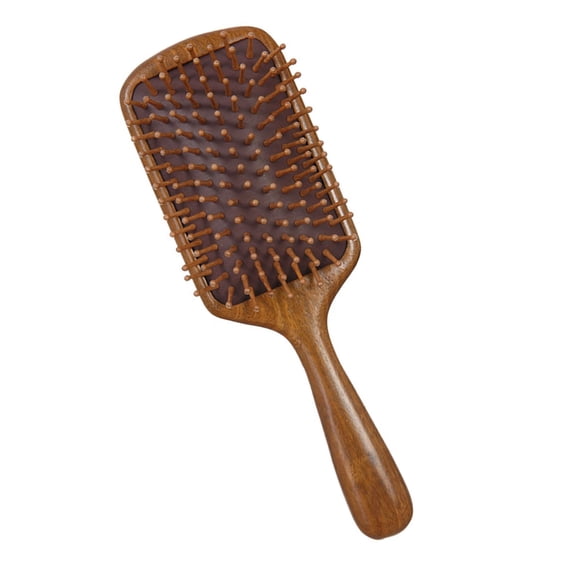 ZPAQI Hair Styling Brush Massage Comb Wood Paddle Hair Brush for Dry and Wet Hair