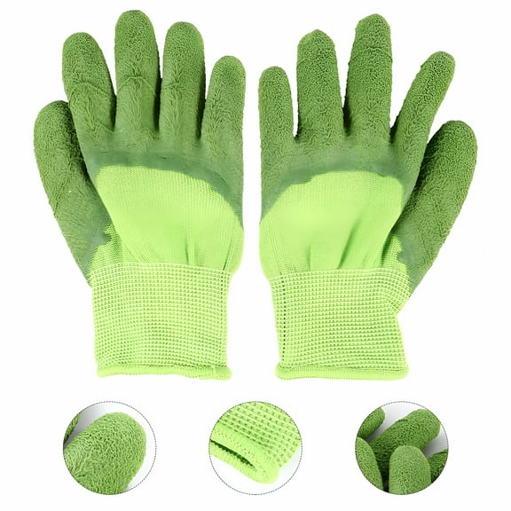 TELOLY 1 Pair Kids Gardening Gloves Crab Fishing Gloves Wear-Resistant Gloves