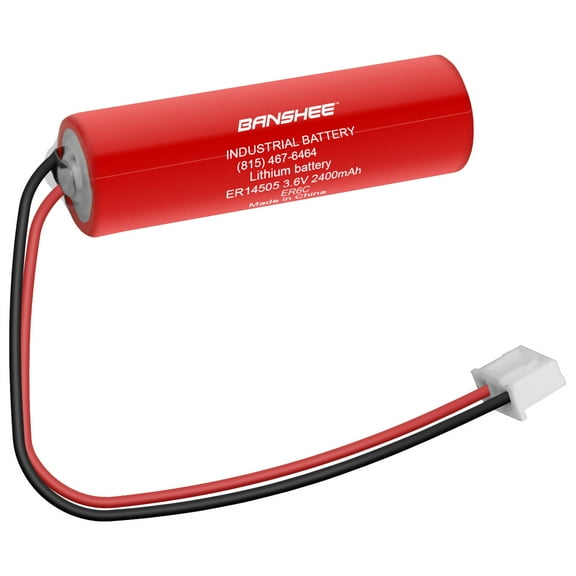Banshee 3.6V 2400mAh ER6C / F2-40BL Lithium Thionyl Chloride PLC Battery