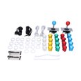 thumbnail image 3 of 2-Player LED Arcade DIY Kit, Arcade Game Kit Arcade Game DIY Parts Kit, Two Player Version Arcade Game DIY Kit, LED Button 8 Way Joystick  For  XP/7/ 8 Arcade Games, 3 of 8