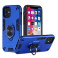 thumbnail image 4 of For Samsung Galaxy S21 FE /Fan Edition Hybrid Rotating Ring Kickstand Magnetic Heavy Duty Shockproof Bumper Hard PC Back Slim Cover ,Xpm Phone Case [Blue], 4 of 8