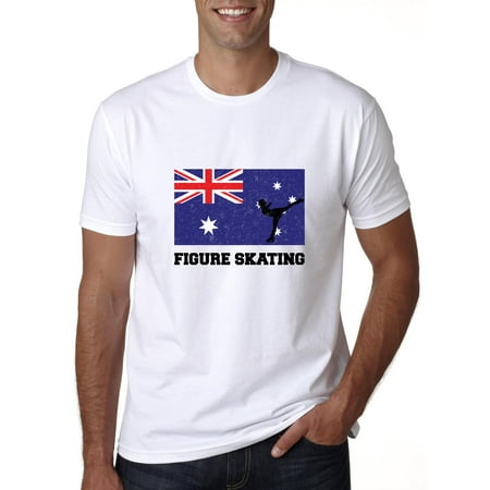 Australia Olympic - Figure Skating - AUS Flag - Silhouette Men's