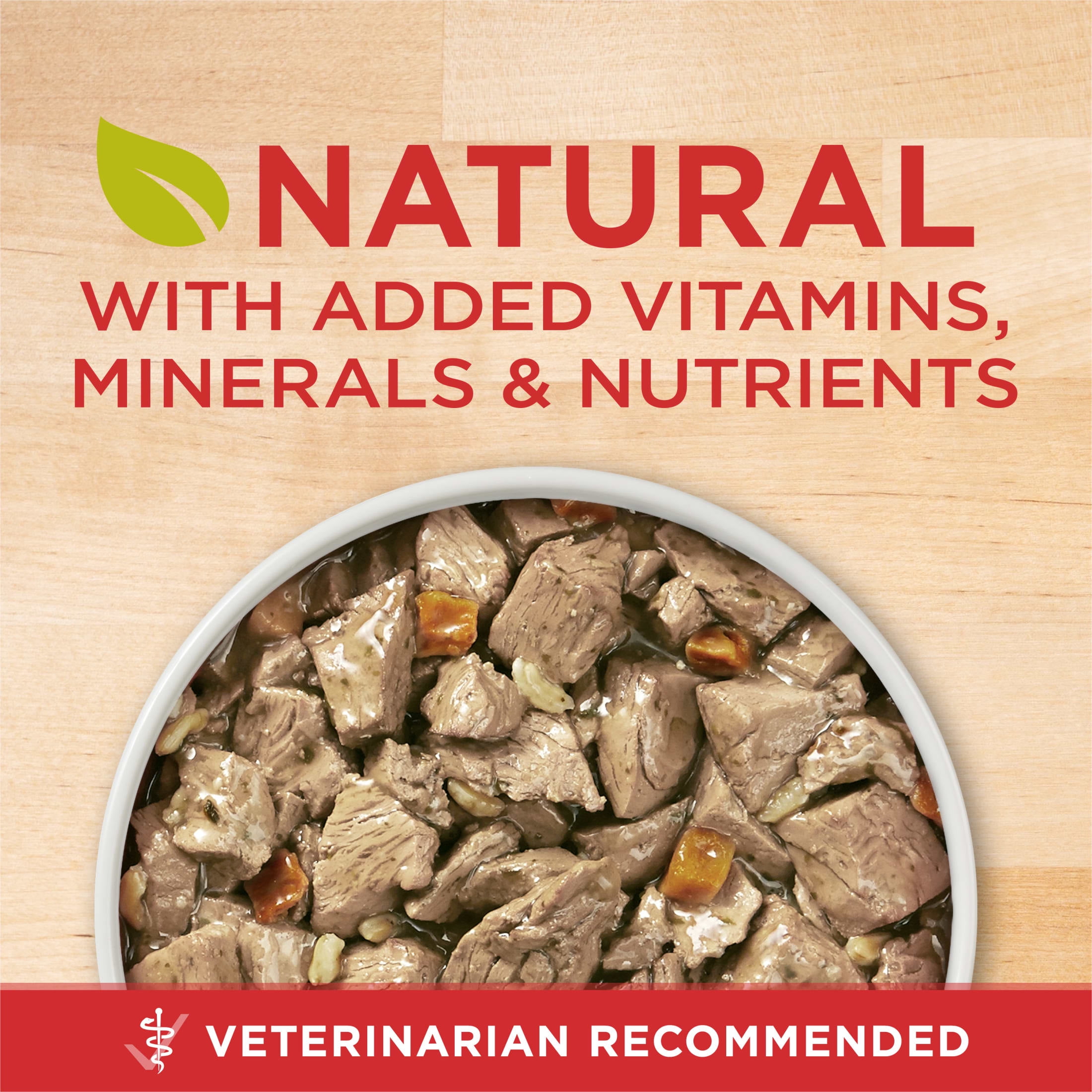 Purina ONE PLUS Natural Wet Dog Food, High Protein Soft Lamb & Brown Rice, 13 oz Can