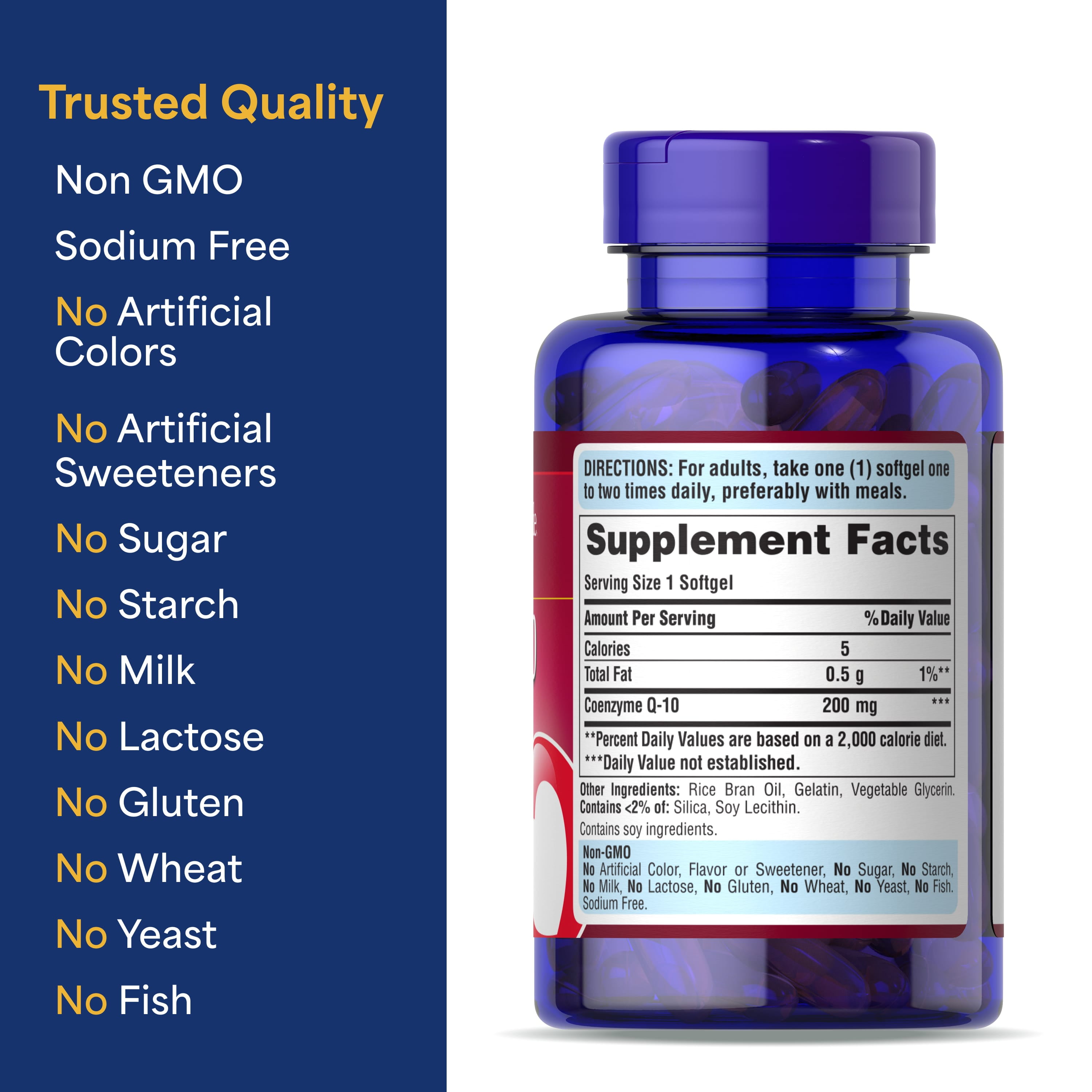 Puritans Pride Q-Sorb Co Q-10 200 Mg, 120 Count