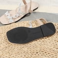 thumbnail image 3 of Mepaouo Womens Flat Sandals Butterfly Open Toe Footbed Flats Elastic Ankle Strap Summer Walking Shoes Size 6.5, 3 of 7