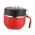 thumbnail image 4 of Fiocias Cereal Ramen Pot, Portable Noodle Pot Salad Bowl Noodle Bowl Ramen Bowl with Lid Red Double, 4 of 9