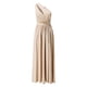 thumbnail image 4 of Vestido largo de fiesta con un hombro y estampado floral para mujer - Vestido con abertura para fiestas y celebraciones - Poliéster ligero - Elegante vestido de verano, 4 of 5