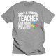 thumbnail image 1 of Sólo un maestro especial camiseta de concientización sobre el autismo ED profesor Vintage hombres regalo camiseta, 1 of 7