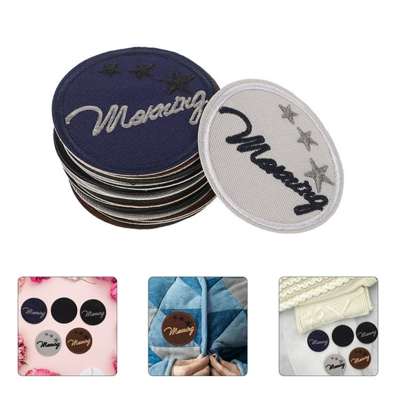 UPOUART 25Pcs Cloth Patches for Clothing Repair Fabric Iron-On Patches for Jeans Jackets and Clothes