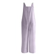 thumbnail image 5 of Fesfesfes Jumpsuit for Women Casual Print Pocket Romper Long Playsuit Strap Jumpsuit, 5 of 5