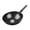 Sans Oreille, variante sur Luzkey Wok Chinois avec Poignée en Bois, Ustensile de Cuisine Traditionnel, Cuisinière à Induction Universelle, Poêle à Sauté, Fond Rond, Wok 36CM