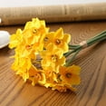 thumbnail image 4 of Visland 6PCS Artificial Daffodils Flowers Spring Flower Fake Silk Flower Arrangement for Home Wedding Decor, 4 of 4