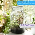 thumbnail image 2 of Airtight Glass Storage Jars with Clamp Lid - Food Storage Containers with Rubber Gasket Seal – Pantry & Kitchen Canisters for Dry Goods, Coffee, Sugar, Pasta -135oz | 4L | 1 GAL (1pk), 2 of 6