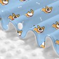 thumbnail image 6 of Sigee Cute Cartoon Corgi Print Multi-use Stretchy Baby Car Seat Cover - Nursing Breastfeeding Canopy, Infant Stroller and High Chair Cover, 6 of 9