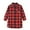 ZA-Red-kids plaid shirts, variant on MKOSPLRT Plaid Shirts for Kids 2-13Y Long Sleeve Gingham Button Down Shirts Oversized Lapel Collar T Shirts with Pocket for Girl Boy