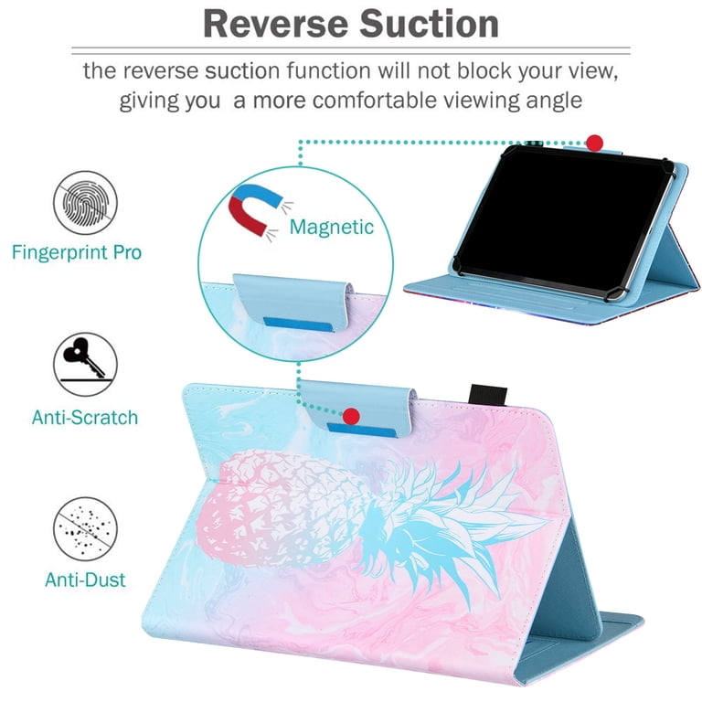 Universal Case for 9-10.5 Tablet,Custodia in pelle universale con
