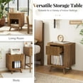 thumbnail image 6 of Costway 1 PCS Wood Nightstand with Drawer & Open Shelf Storage Home Bedside Table for Bedroom, 6 of 10