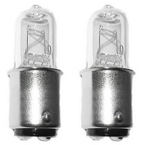 2-Bulbs Anyray A1772Y 35 Watt JD Type BA15D 35W DC Bayonet Base T4 Halogen Light Bulb, CLEAR 35Watts