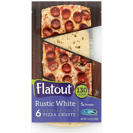Flatout Pizza Crusts, Artisan Thin Crust Flatbreads, 10.2 (Best Thin Crust Pizza Dough Recipe)