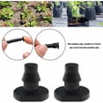 thumbnail image 3 of 100 tapones de extremo de riego por goteo de 1/4 de pulgada, conector de tapón de extremo de manguera de jardín para conexión de tubería de PE de riego de jardín, invernadero, parterre de flores,, 3 of 5