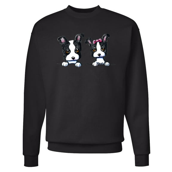 Inktastic Boston Terriers (dark Apparel) Adult Sweatshirt