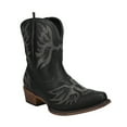 thumbnail image 2 of Roper Womens Amelia Tooled Inlay Snip Toe Cowboy  Ankle Boots, 2 of 5