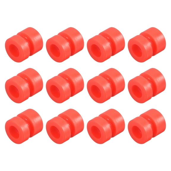 Uxcell 12Pack RC Anti Vibration Rubber Balls for F4 F7 Flight Controller M3x6.6mm Red
