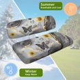 thumbnail image 5 of HUIACONG Marble Texture with Sunflower, Butterfly Golf Cart Seat Covers, Gifts Universal 2 Piece for EZGO, 5 of 7